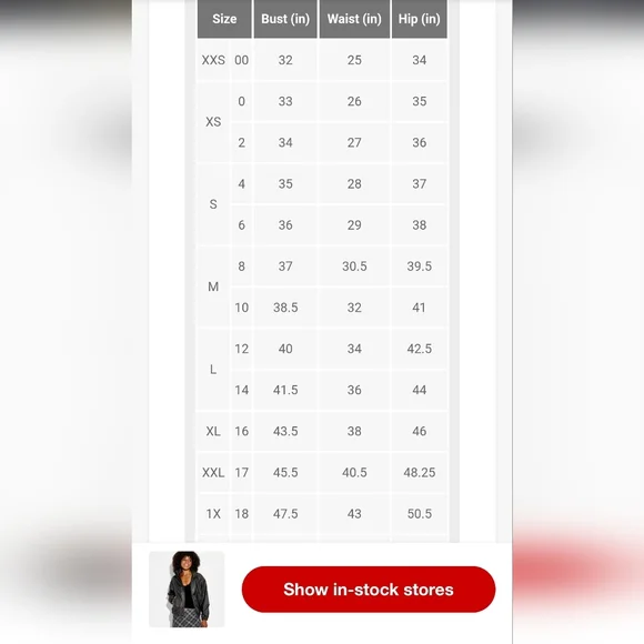 NWT WILD FABLE Womens Bomber Jacket Faux Leather Black Wash XXL - Picture 4 of 5